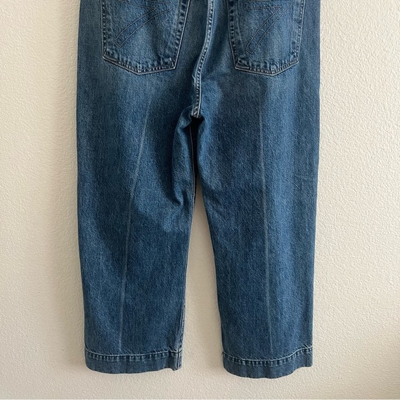 7 For All Mankind Baby Jo Crop Jean In Havana Rigid 32 - Picture 11 of 13